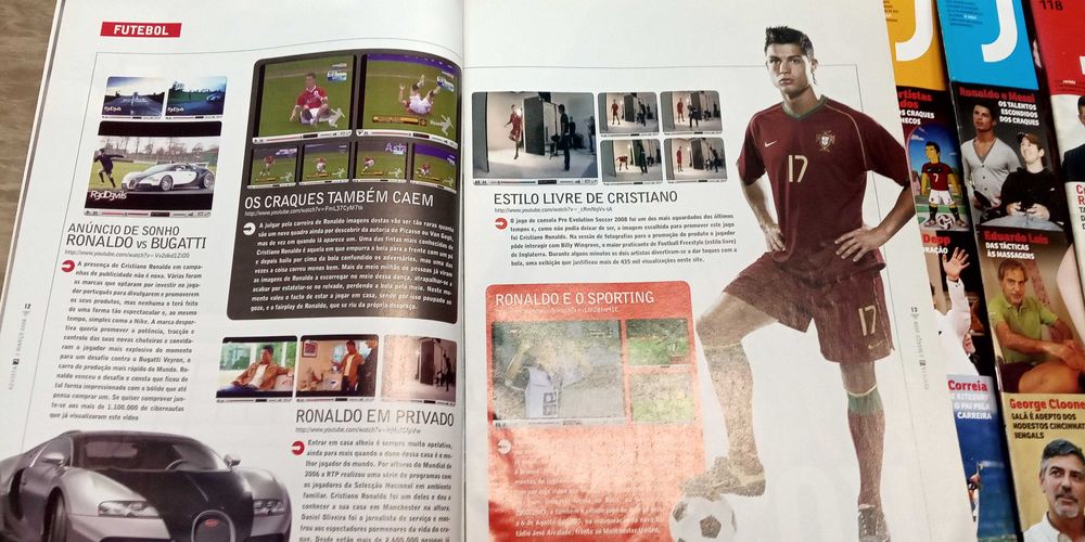 Penthouse novembro Revista Jota com CR7