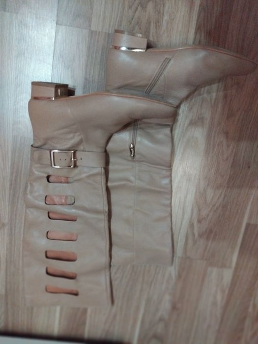 Сапоги женские, Италия. Натуральная кожа.