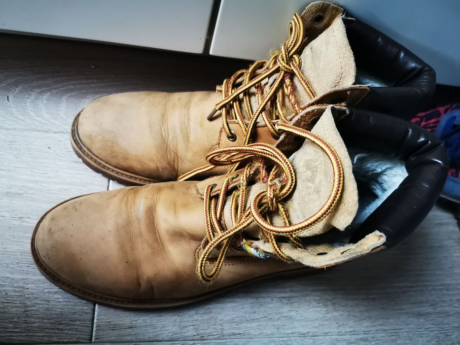 Buty trapery Sinsay musztardowe r. 41
