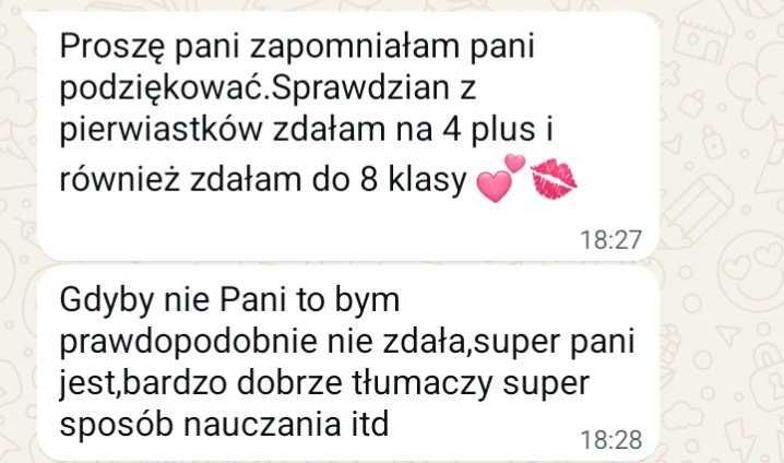 Korepetycje z matematyki i chemii
