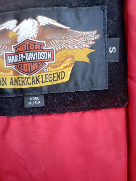 Blusão vintage HARLEY DAVIDSON com franjas