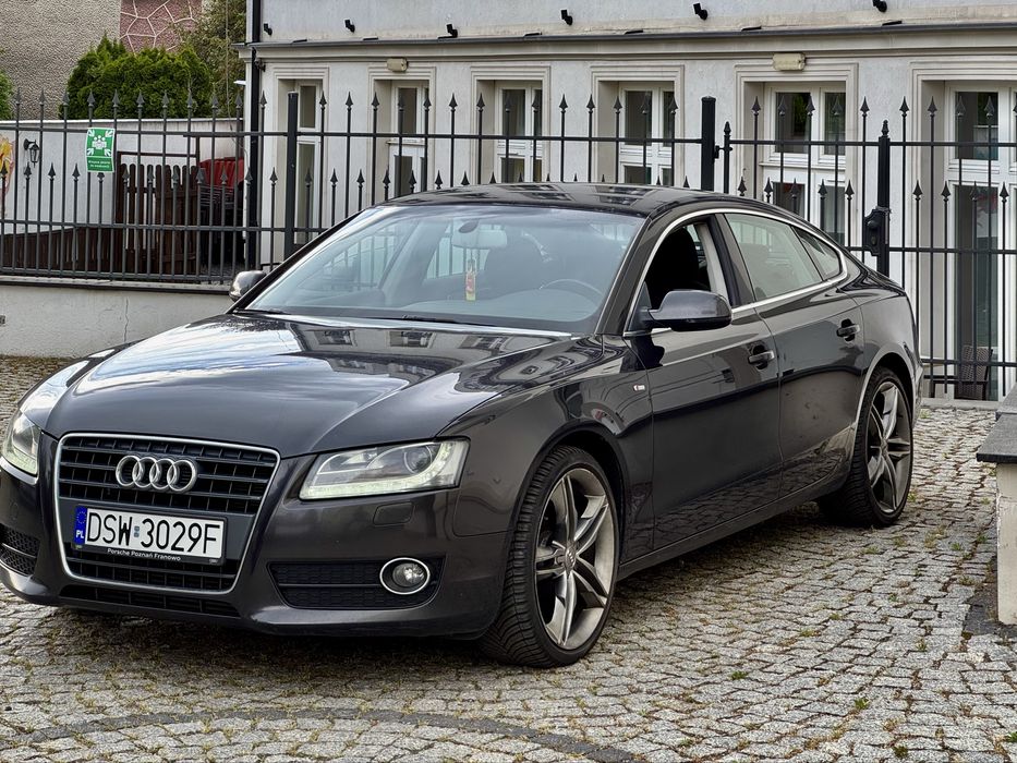 Audi a5 2.0 tdi 170 KM Ledy Xenon Salon Polska S Line koła 19