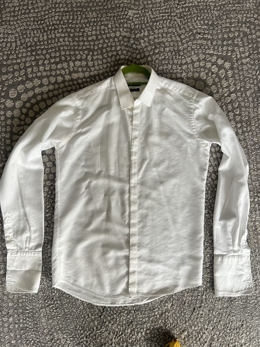 koszula meska lavard biala na spinki 42 188 XL
