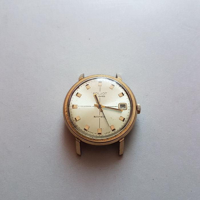 Poljot automatic pozłacany 23 jewels zegarek męski