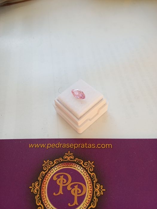 Safira Natural Rosa Certificada   0.70 Quilates