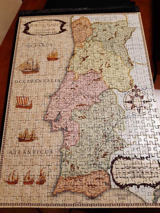 Puzzle Educa Mapa Histórico de Portugal, 500 peças