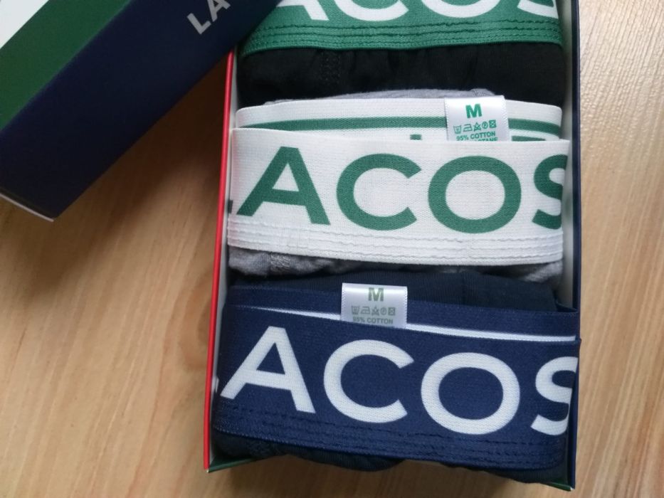 Bokserki męskie Lacoste 3 pack