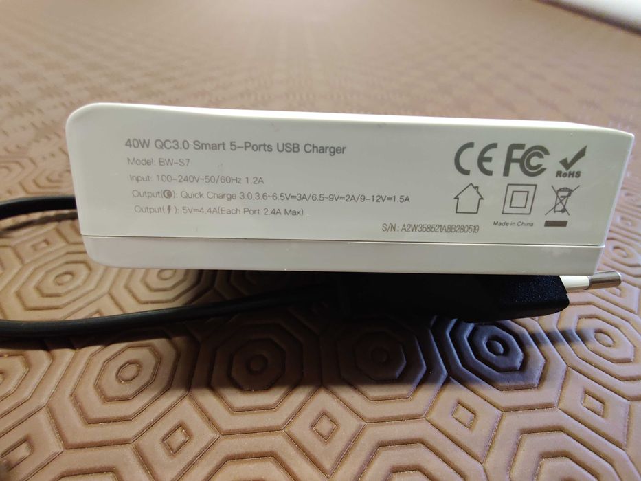 Carregador USB 5 saídas Blitzwolf