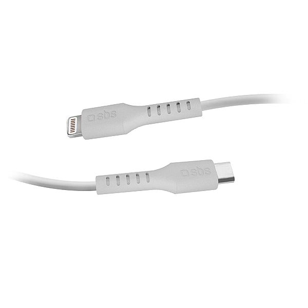 Kabel SBS TECABLELIGTC2W USB-C - Lightning 2 m - biały