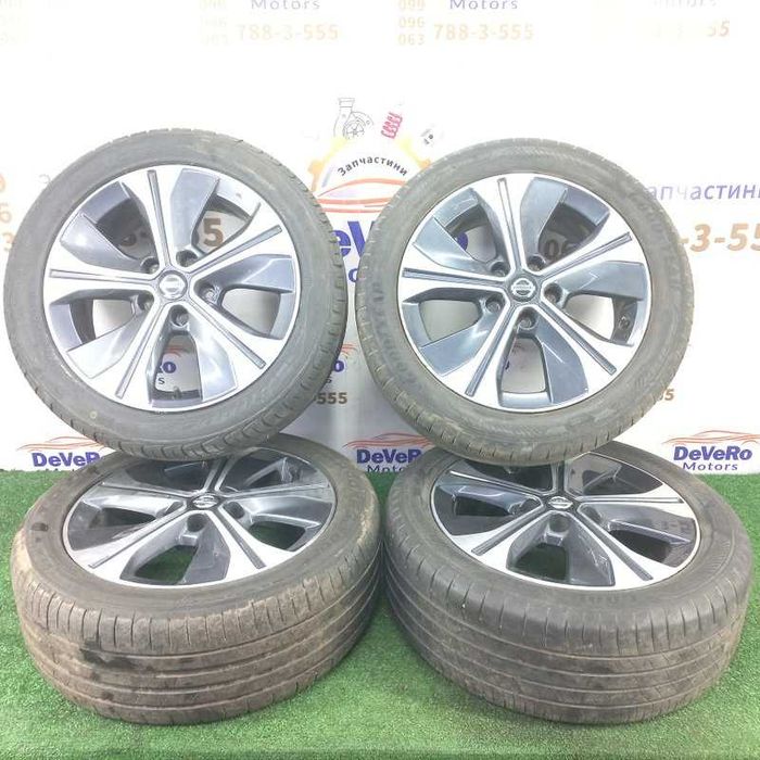 Колеса Nissan Leaf ZE1 R17 з гумою Goodyear EfficientGrip Performance 215/50 R17 91V, електромобіль