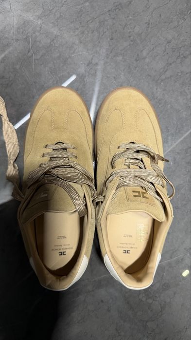 Elisabetta Franchi Снікерси Low Cut Lace Up розмір 37 стелька 24.5