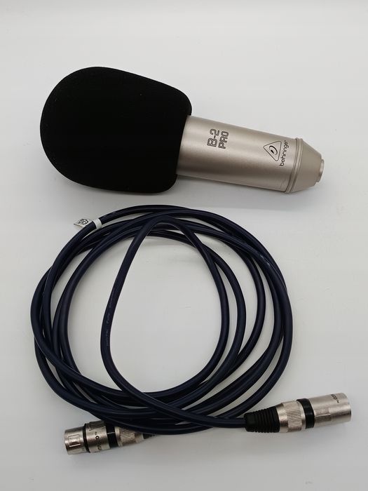 mikrofon pojemnościowy studyjny behringer b-2 pro + kabel