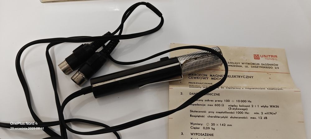 UNITRA Mikrofon MD012