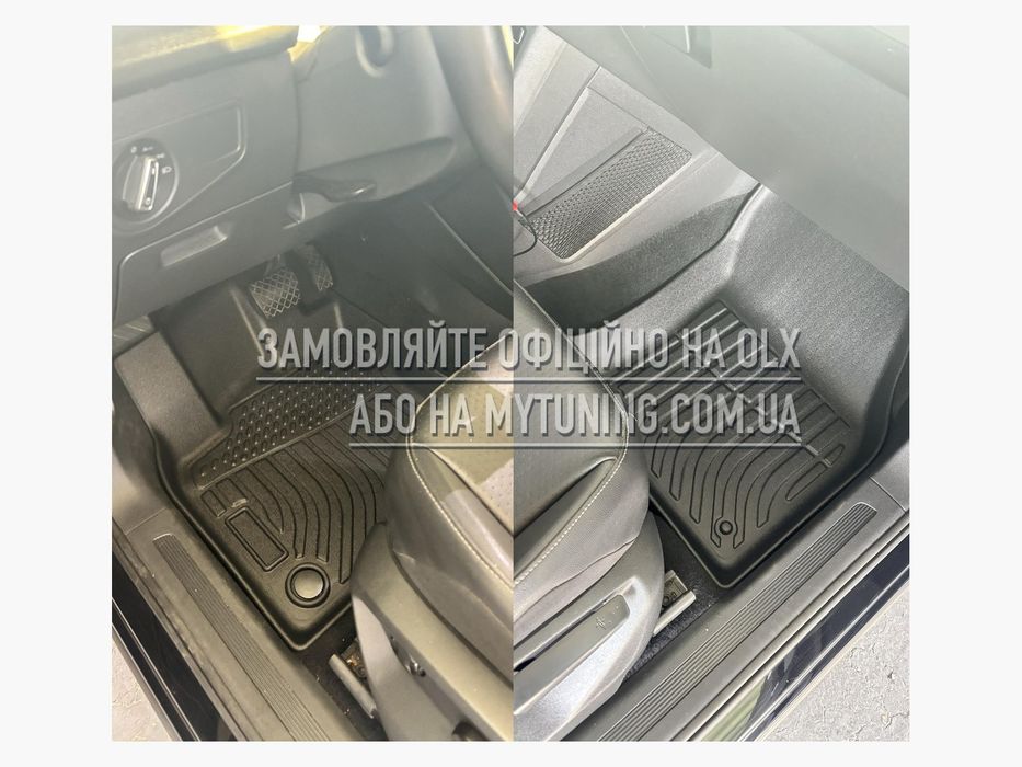 3D килимки VW Tiguan Фольксваген Тігуан 2016–2024 в салон | Havoc