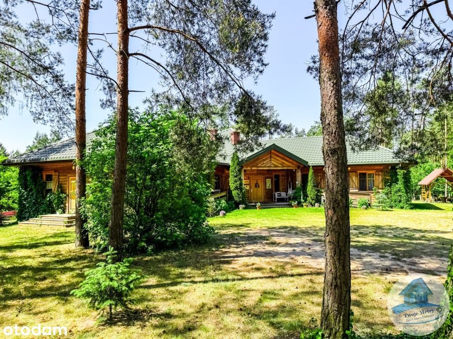 Wyjątkowe siedlisko w lesie, blisko jeziora-Skępe.