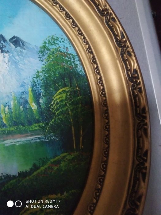 Красивая картина маслом.Европа.