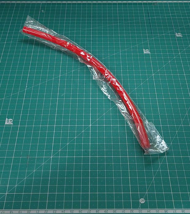 Tubo silicone, 31cm por 8x10mm Novo