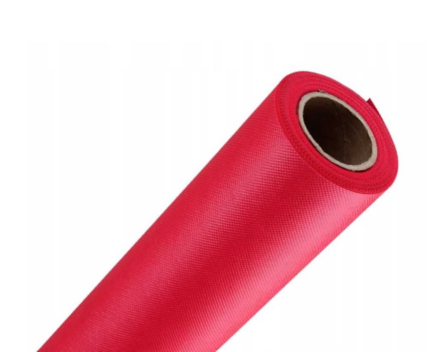 Tło fotograficzne polipropylenowe czerwone 1,6x5m