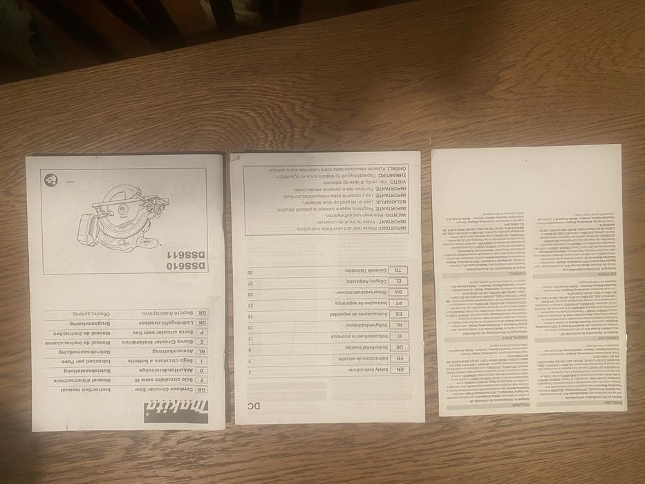 Serra circular Makita original DSS 610Z