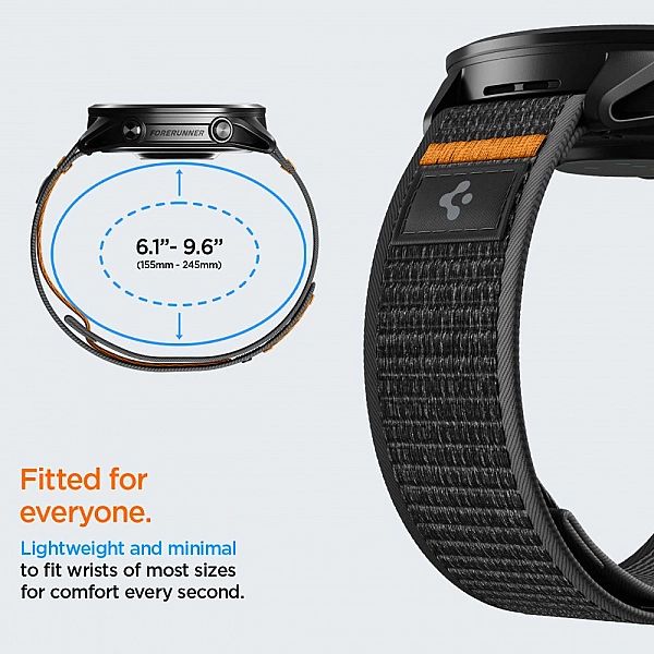 Spigen Athlex Air Garmin Quick Release 22 Mm Active Black/Orange