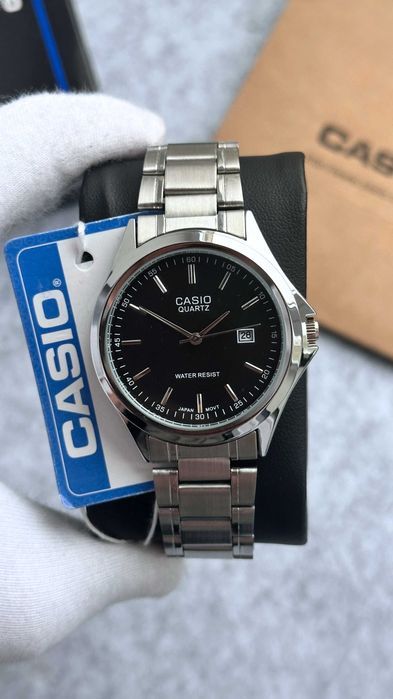Наручний годинник Casio MTP-1183 Silver/Black | наручные часы | Касио