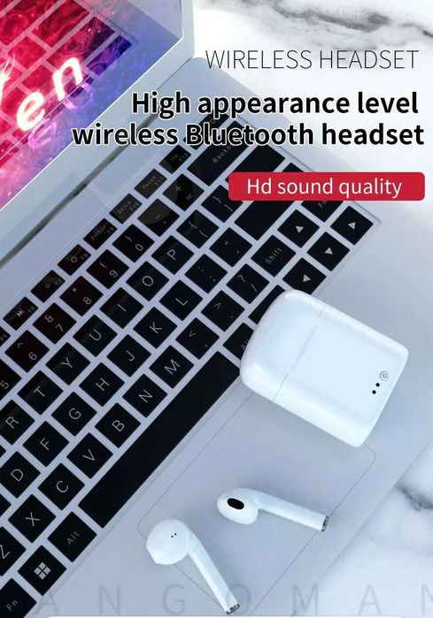 Auscultadores Auriculares Bluetooth 5.0 Fones Stereo sem Fios i7Mini