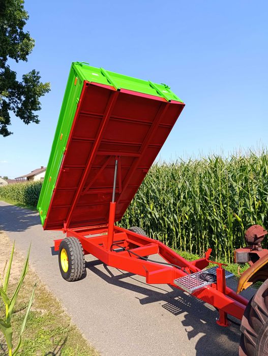 Przyczepa wywrotka, jednoosiowa Fabryczna Baastrup , 5 T