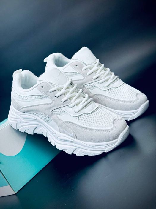Новая коллекция женские кроссовки nike белые кожаные красовки найк