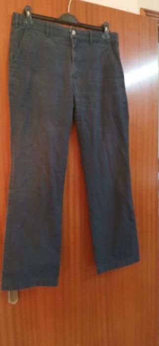 Calças homem sarja