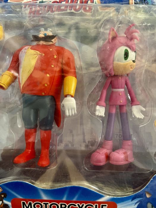 Conjunto bonecos Sonic 4 NOVO