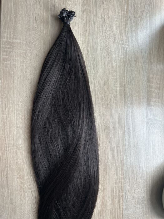 Wlosy Bio Premium Ciemny braz 70cm keratyna