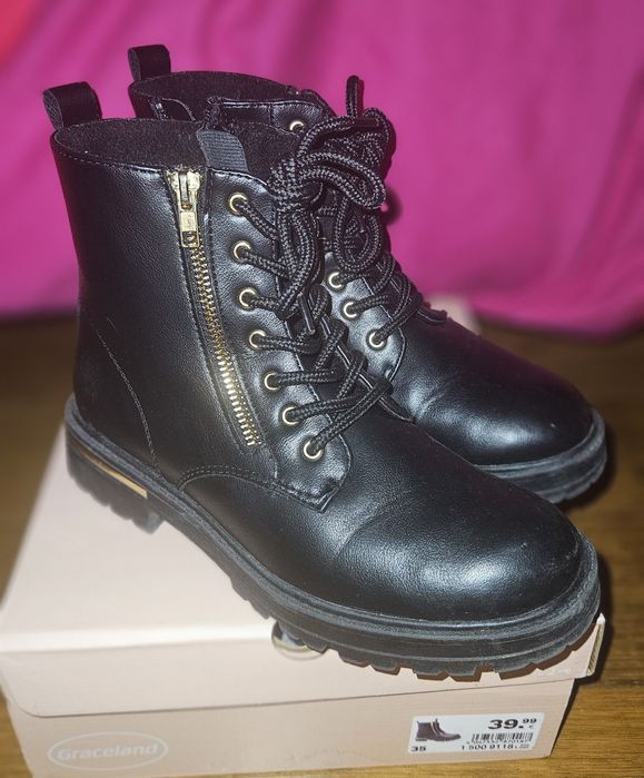 Botas pretas de inverno n. 35