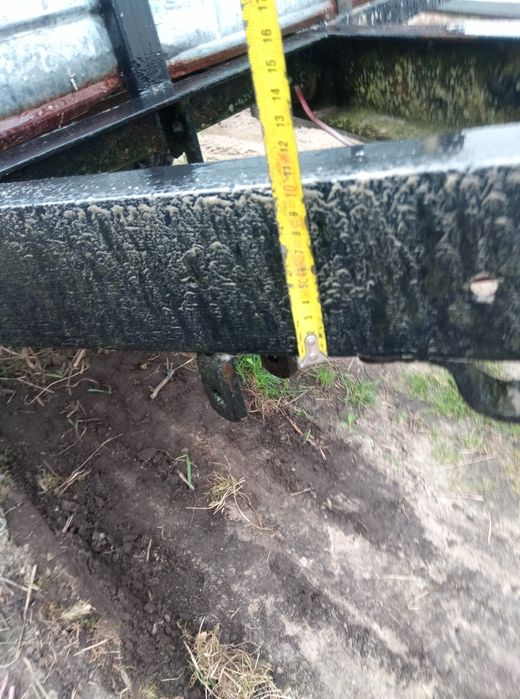 Прицеп2500*1400 рама швелер 100*50 вісь квадрат 80*80 ступиця Волга