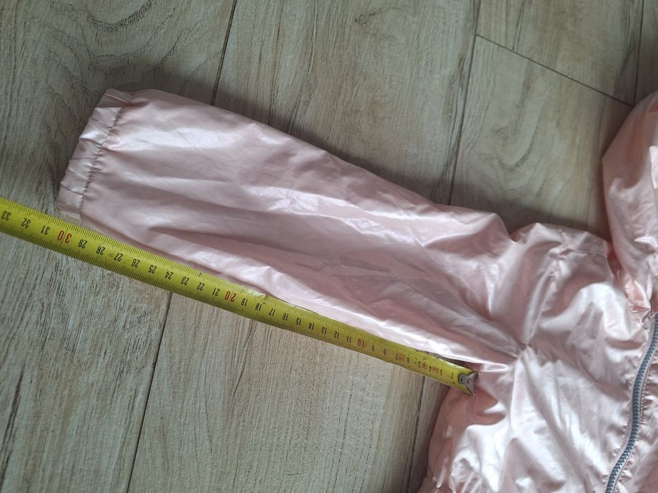 Kurtka wiosenna parka cienka dla dziewczynki 116