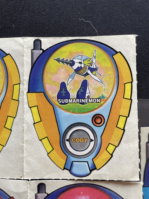 Digimon 02 digivice stickers Vidal
