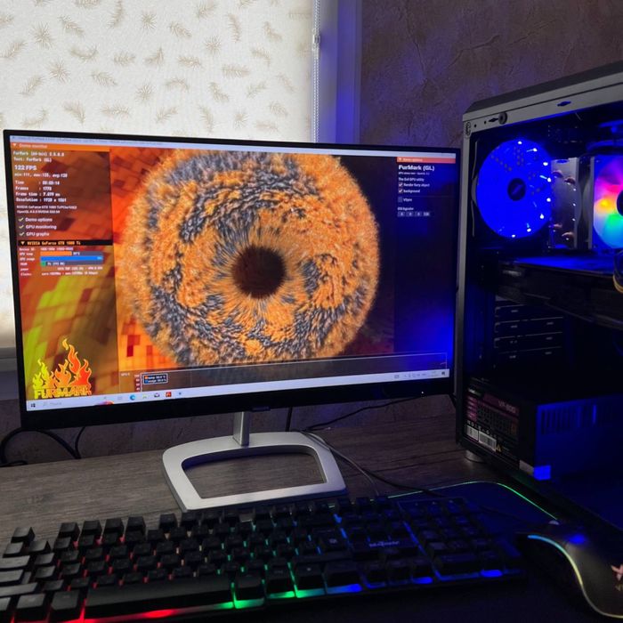 Ігровий ПК Ryzen 5 2600 Cистемник GTX 1080 TI Комп'ютер 32GB DDR4 ОЗУ