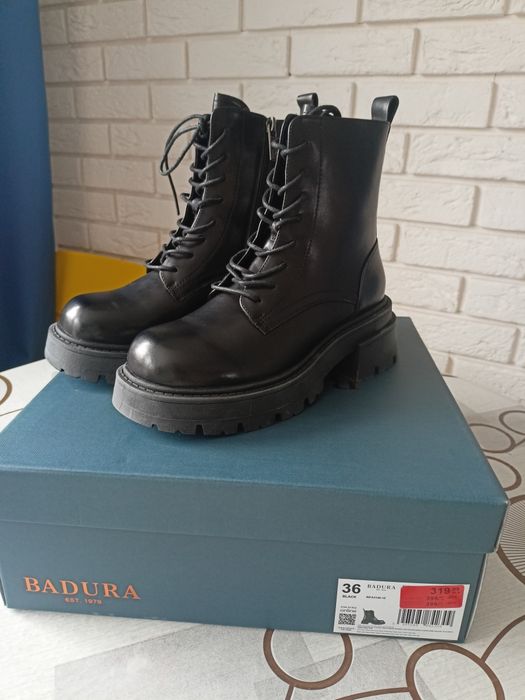 Buty skórzane Badura