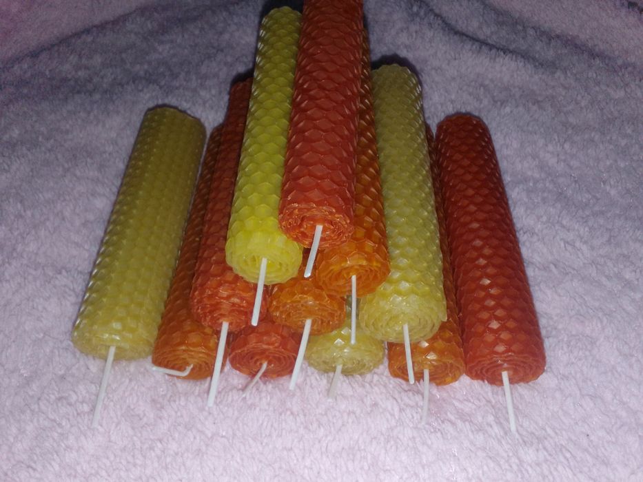 Свічки з вощини 15см