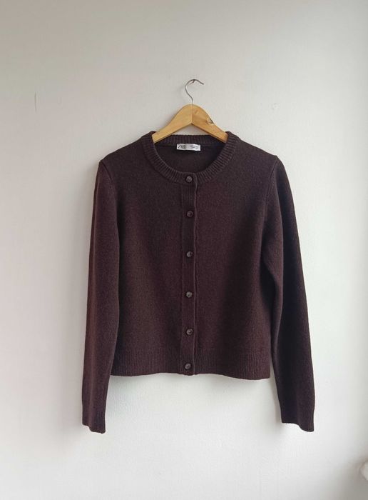 Кофта кардиган р.L Zara кашемір вовна меріноса жіноча