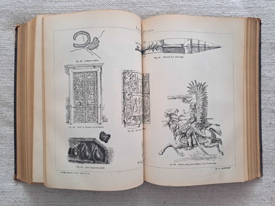 1890 rok. Wielka Encyklopedya Powszechna Ilustrowana. Tom III-IV