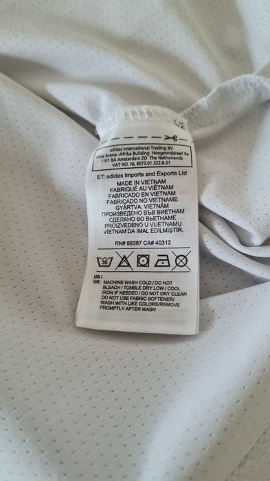 T-shirt Koszulka Adidas Climacool. Golfowa. Rozmiar S.  Biała. Polówka