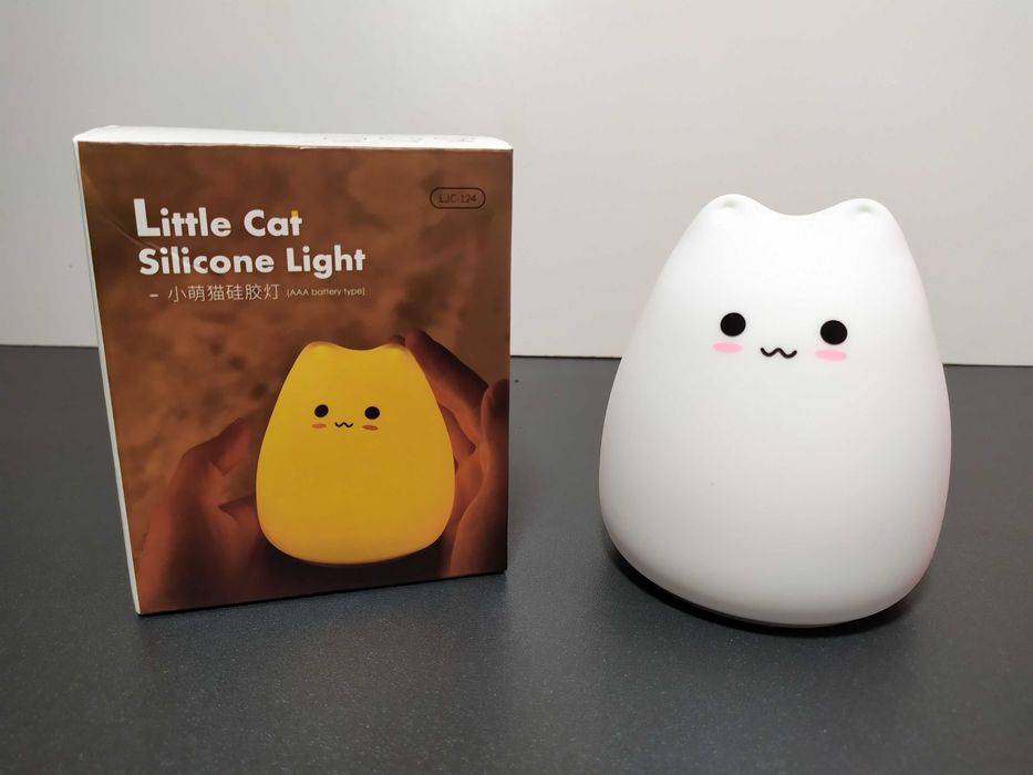 Ночник силиконовый КОТ. Оригинальный подарок