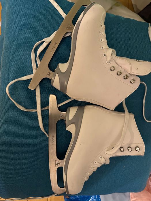 Łyżwy dziewczęce  białe jackson JS150