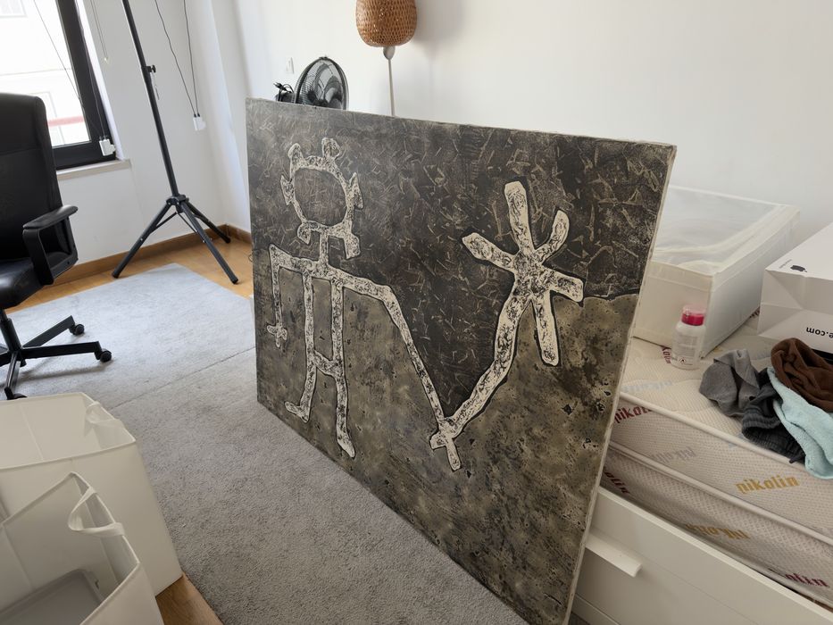 Quadro com 140cm largura por 110 de altura