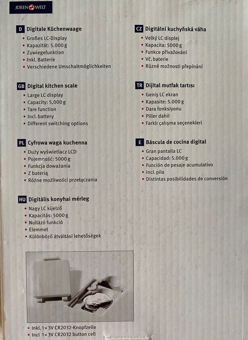 Cyfrowa waga kuchenna Rossmann