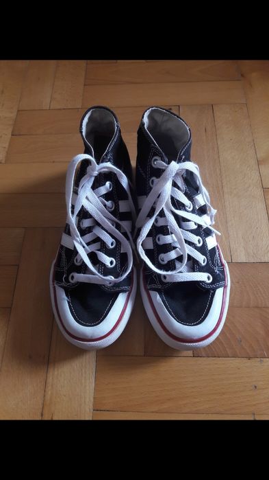 Oryginalne trampki Adidas i Converse 36 białe i czarne