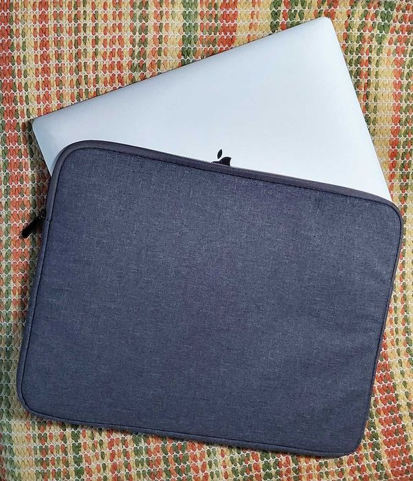 Чохол для MacBook 15-16, кейс для Ноутбука водотривкий сірий