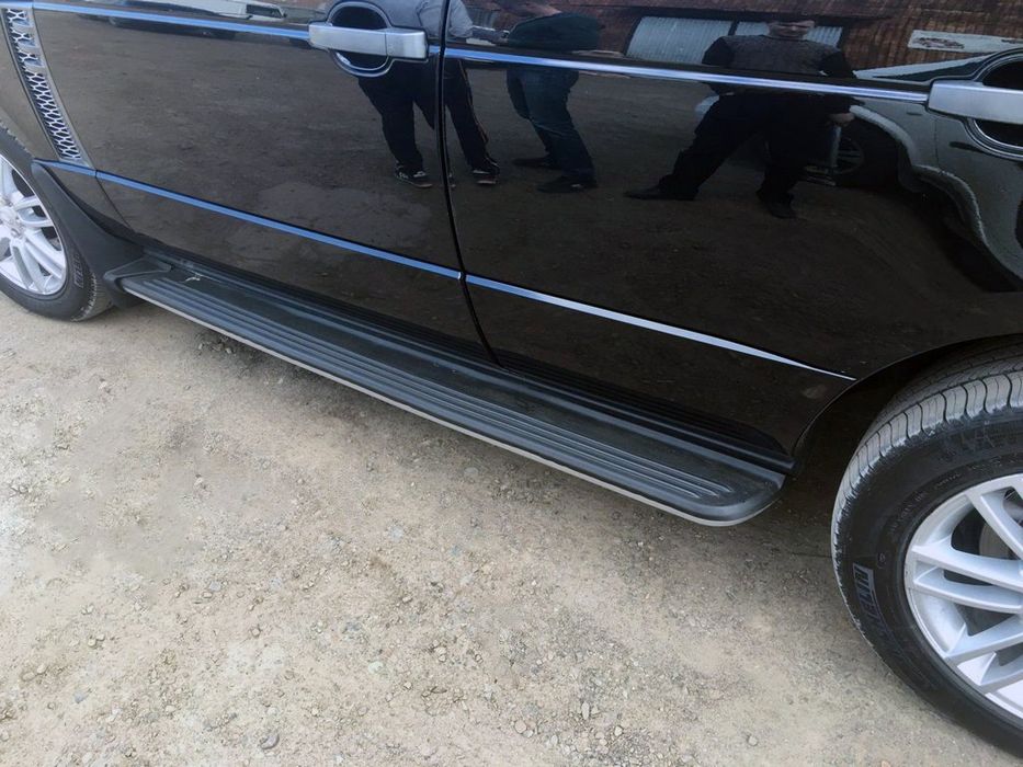 Гарагтія! Бокові пороги Range Rover / Sport. Юбки на Рендж Ровер обвіс