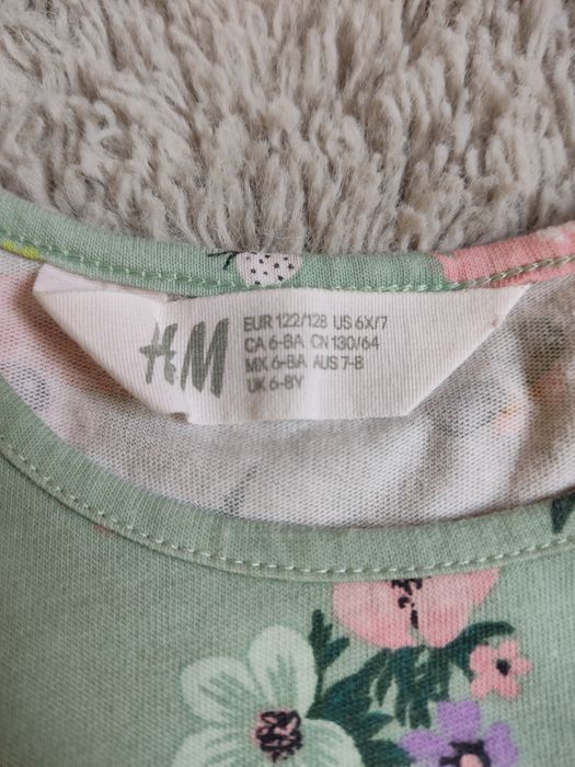 Летнее платье H&M рост 122-128 на 6-8 лет