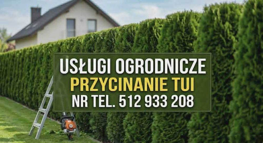 USŁUGI OGRODNICZE-przycinanie, wycinka, pielęgnacja